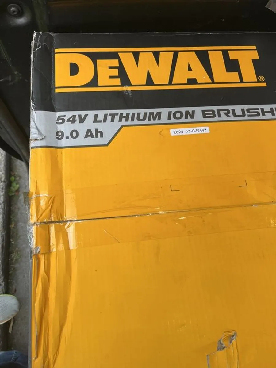 Dewalt 54  volt chop saw - Image 1