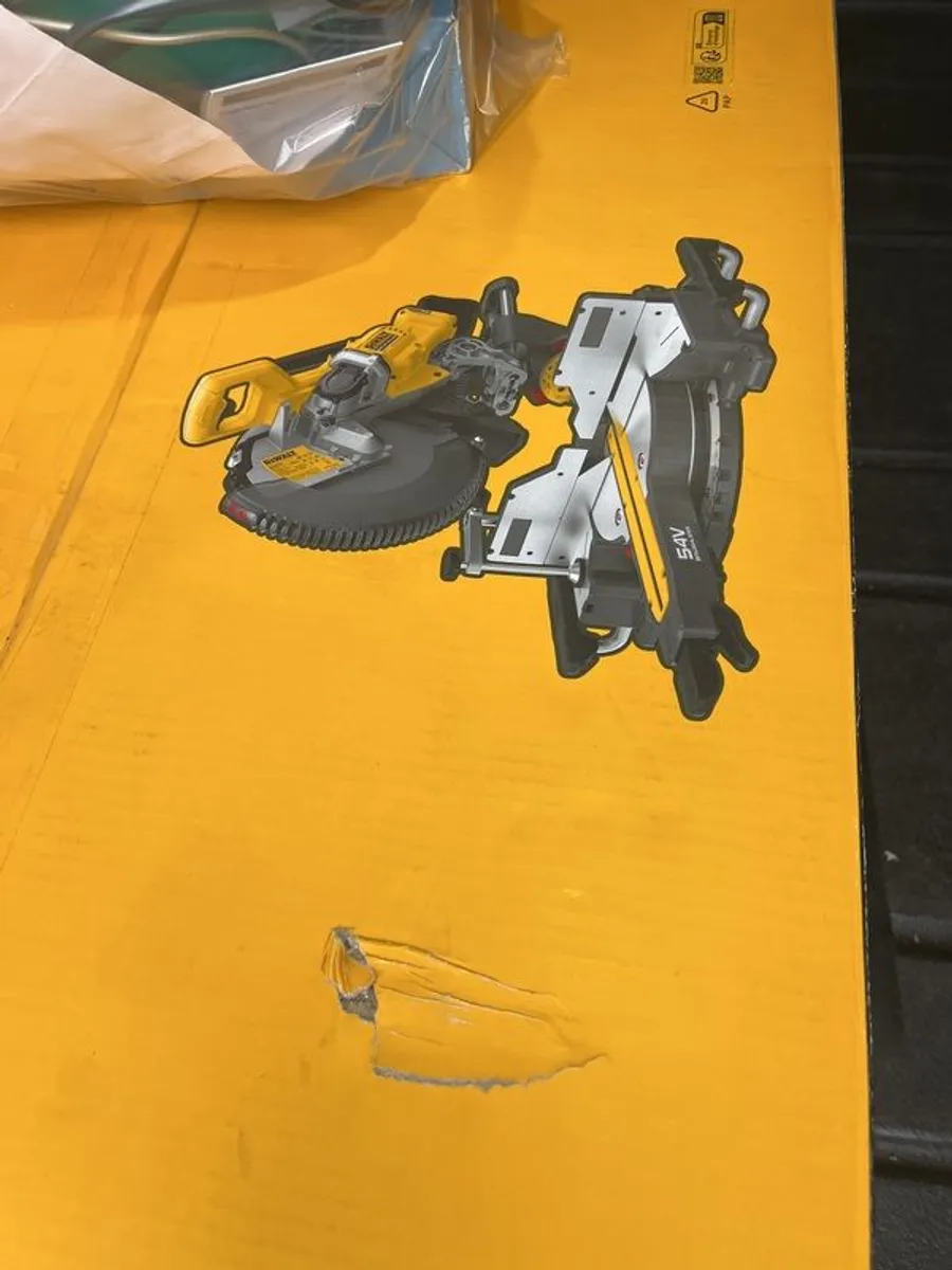 Dewalt 54  volt chop saw - Image 2
