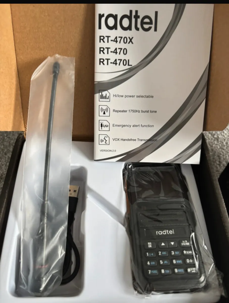 Radtel RT-470X professional long range walkie talk - Image 2
