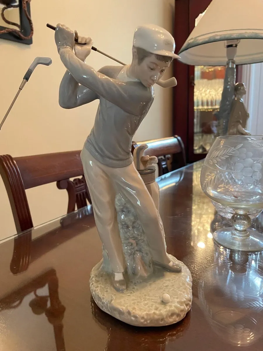 Authentic Lladro Porcelain Golf Figurine Set - Image 2