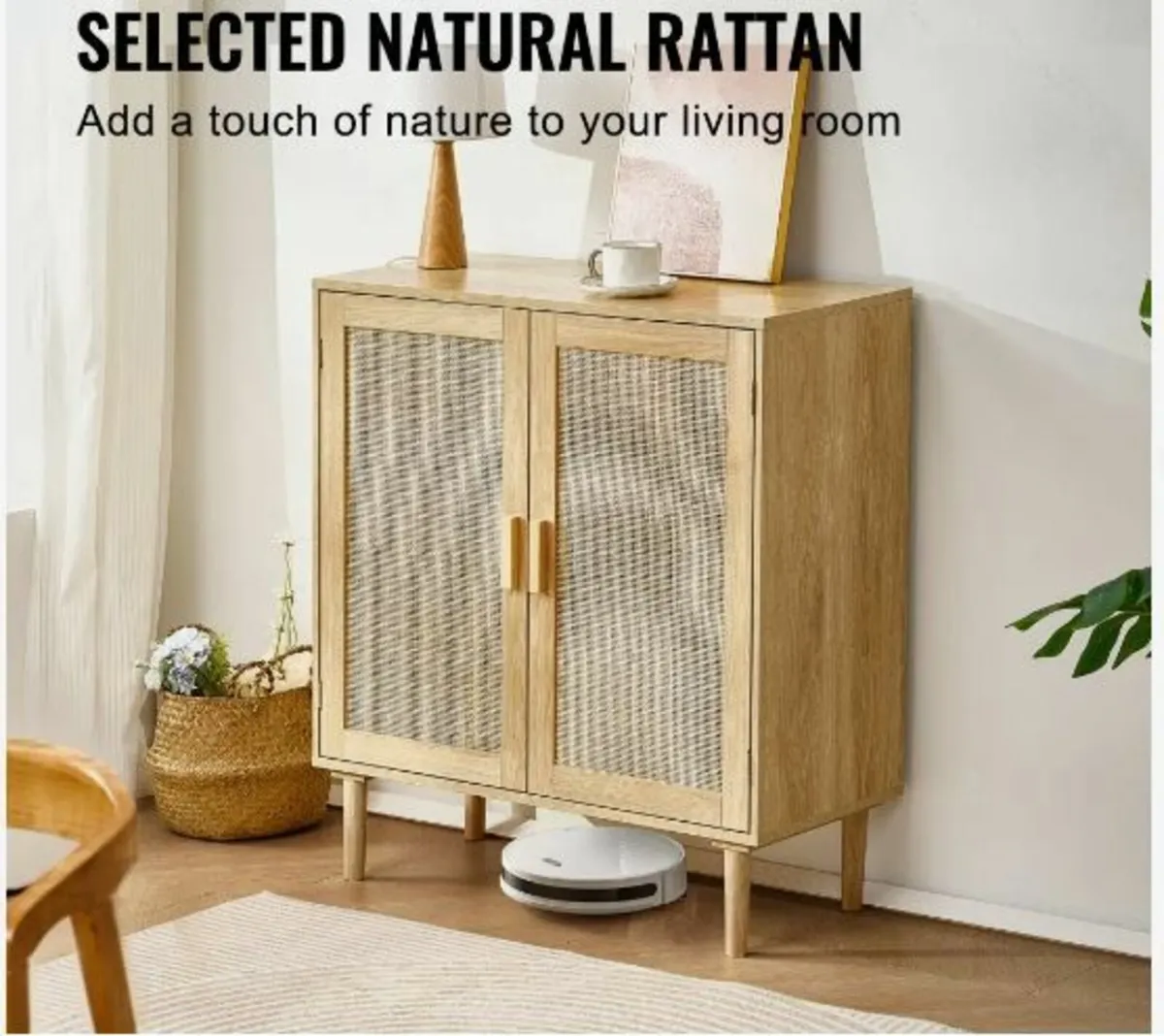 Rattan Cabinet Storage - Image 2