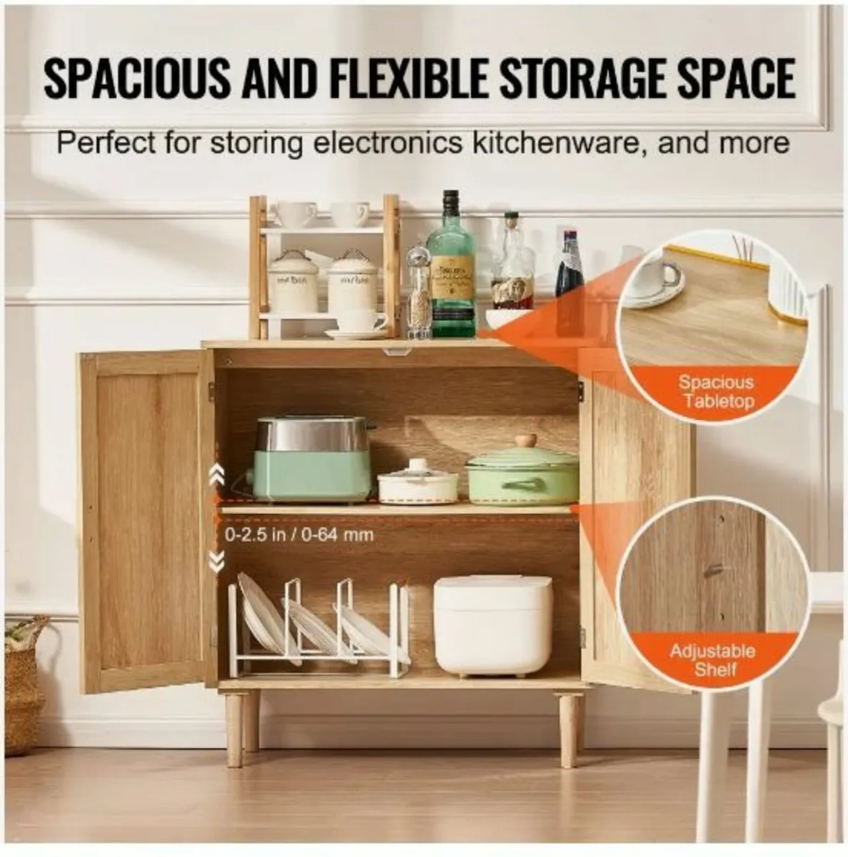 Rattan Cabinet Storage - Image 4