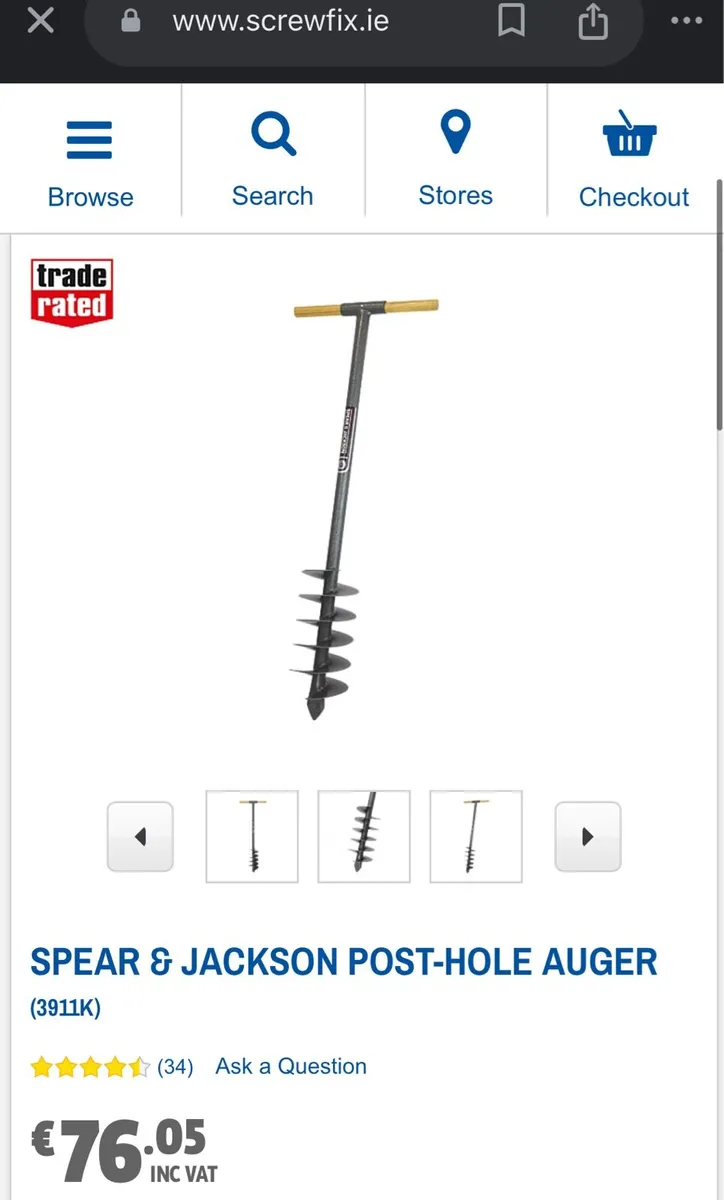 SPEAR & JACKSON POST-HOLE AUGER - Image 2
