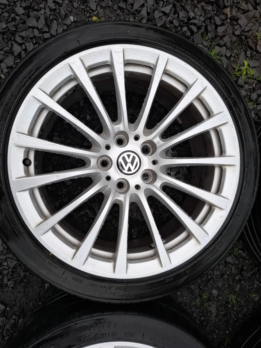 18" Vw Alloys with tyres - Image 1