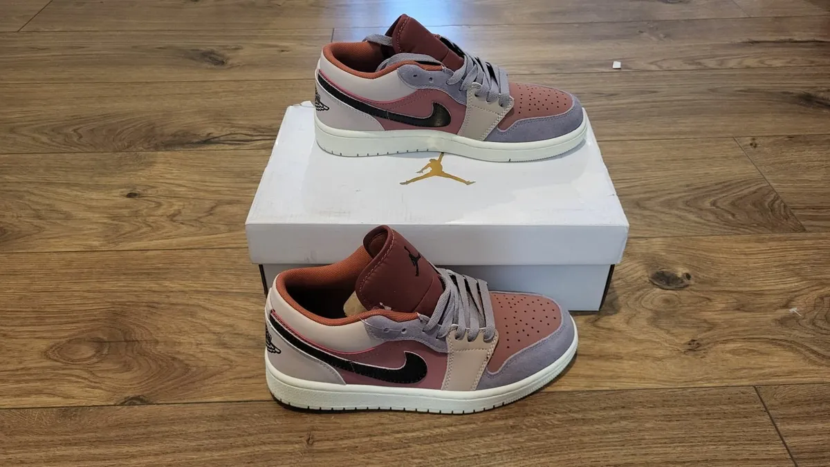 Nike Air Jordan 1 low ' Canyon Rust' 5uk - Image 2