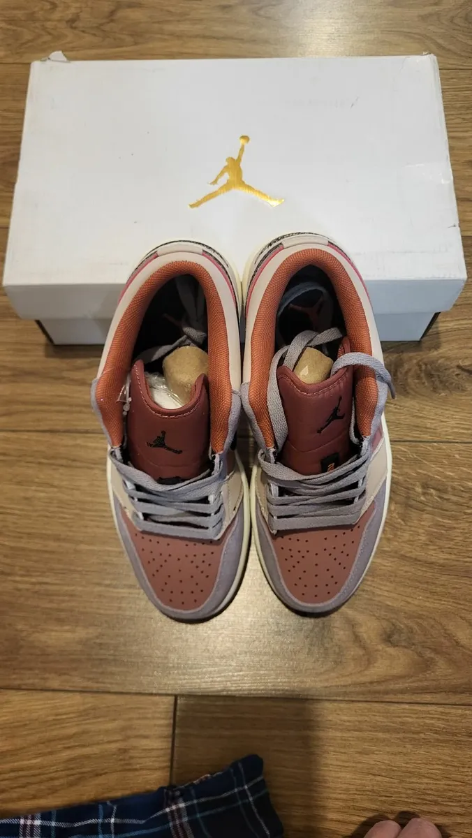 Nike Air Jordan 1 low ' Canyon Rust' 5uk - Image 3