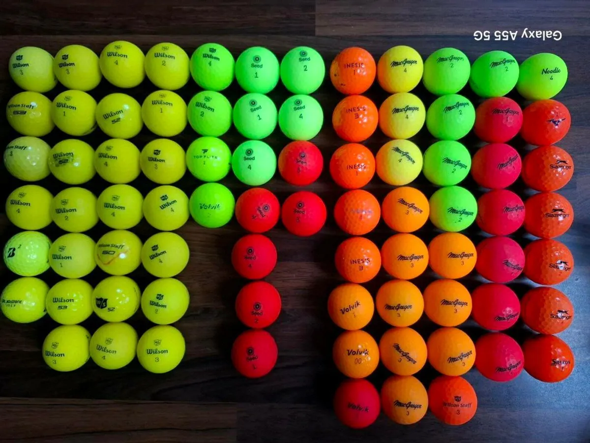 80 MIXED COLOURED BALLS