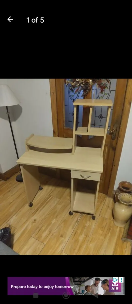 Computer desk cabinet - Image 1