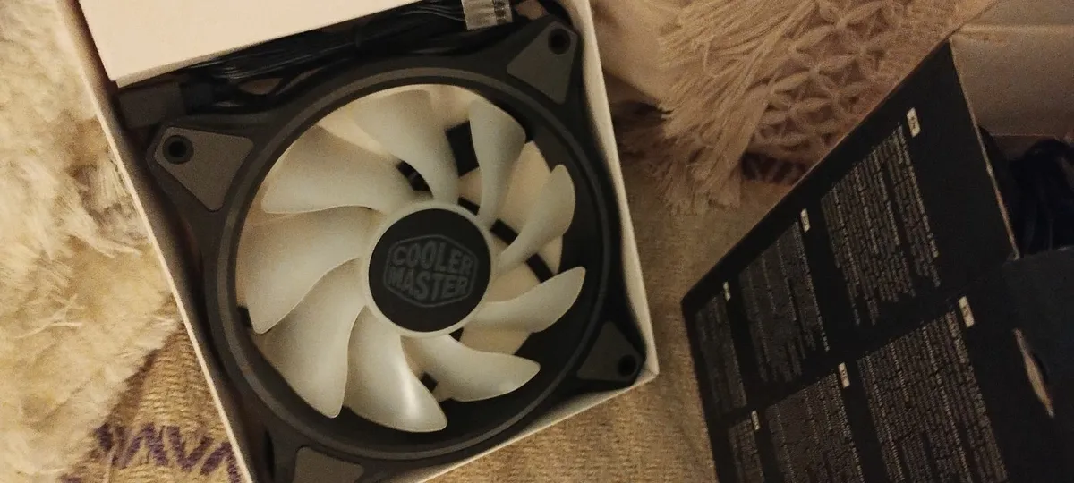 RGB pc fans cooler master set 4 gaming - Image 3
