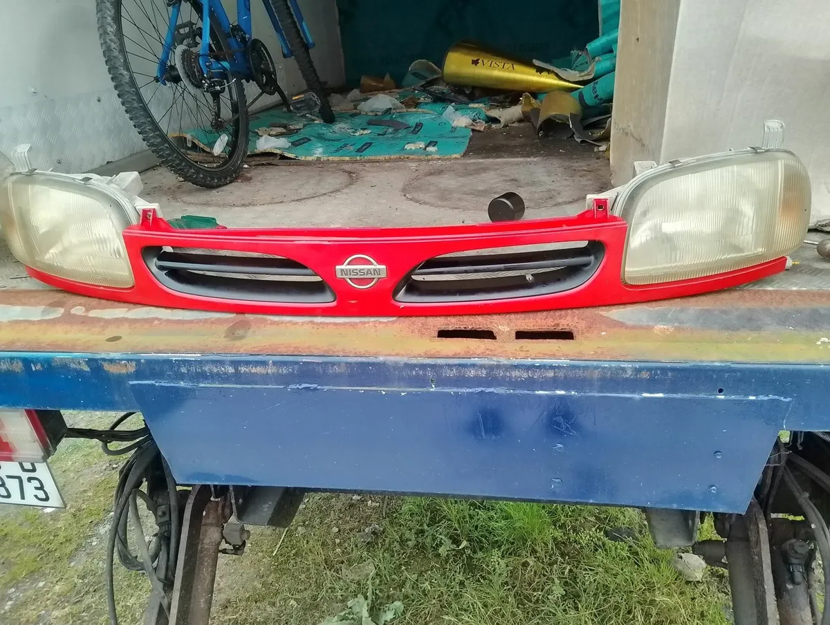 Nissan Micra march face lift grill and headlights