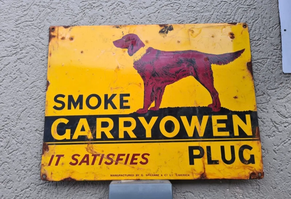 Enamel  sign - Image 1