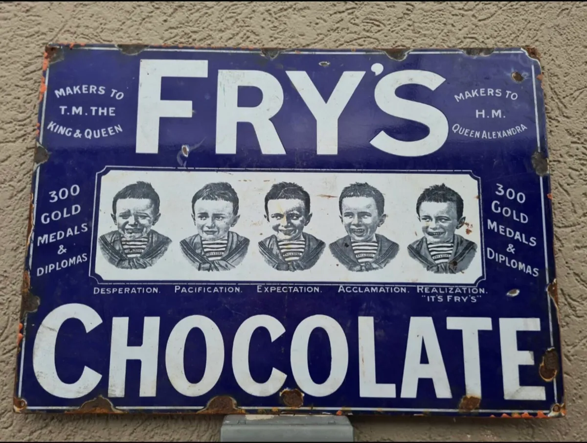 Enamel  sign