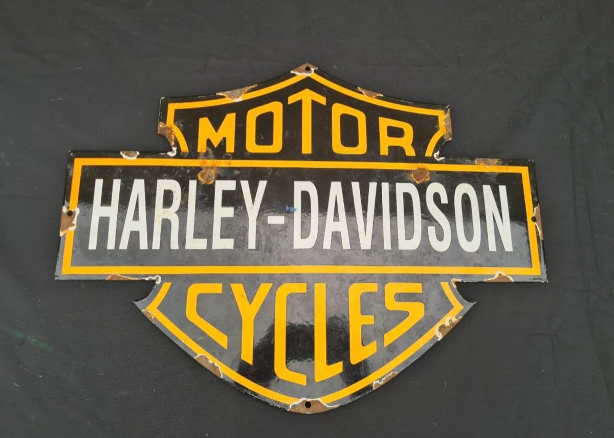 Enamel  sign - Image 1