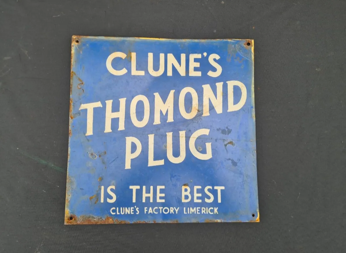 Enamel  sign