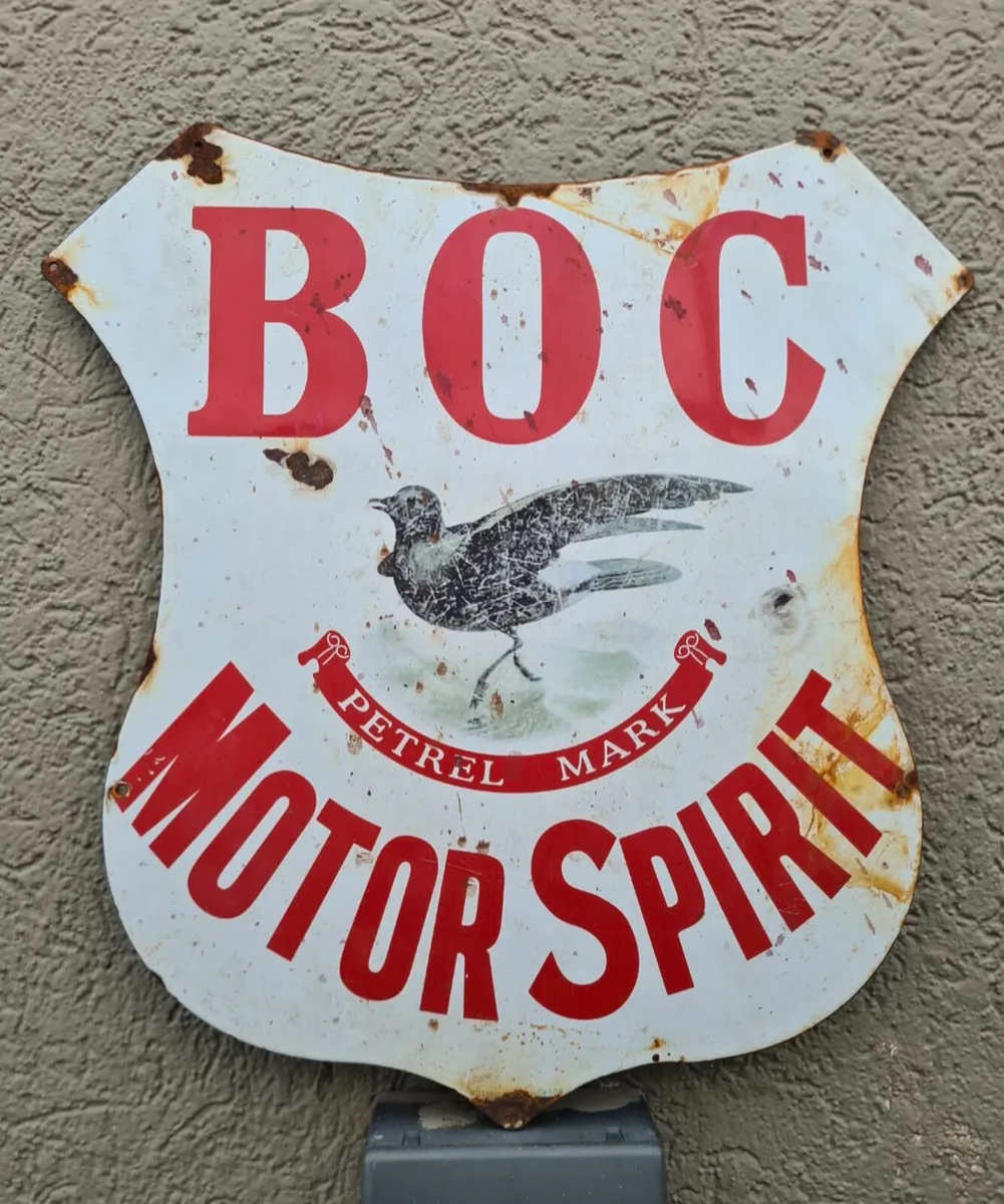 Enamel  sign