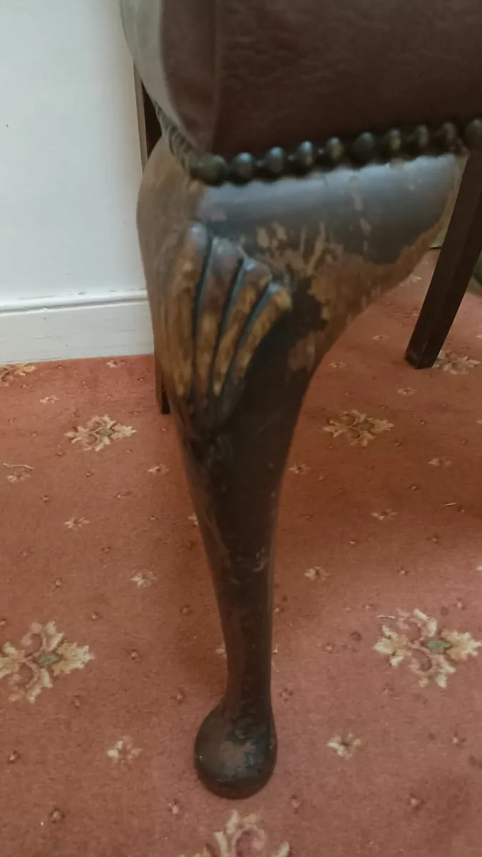 Set of Four 1940s Dining Chairs - Image 4