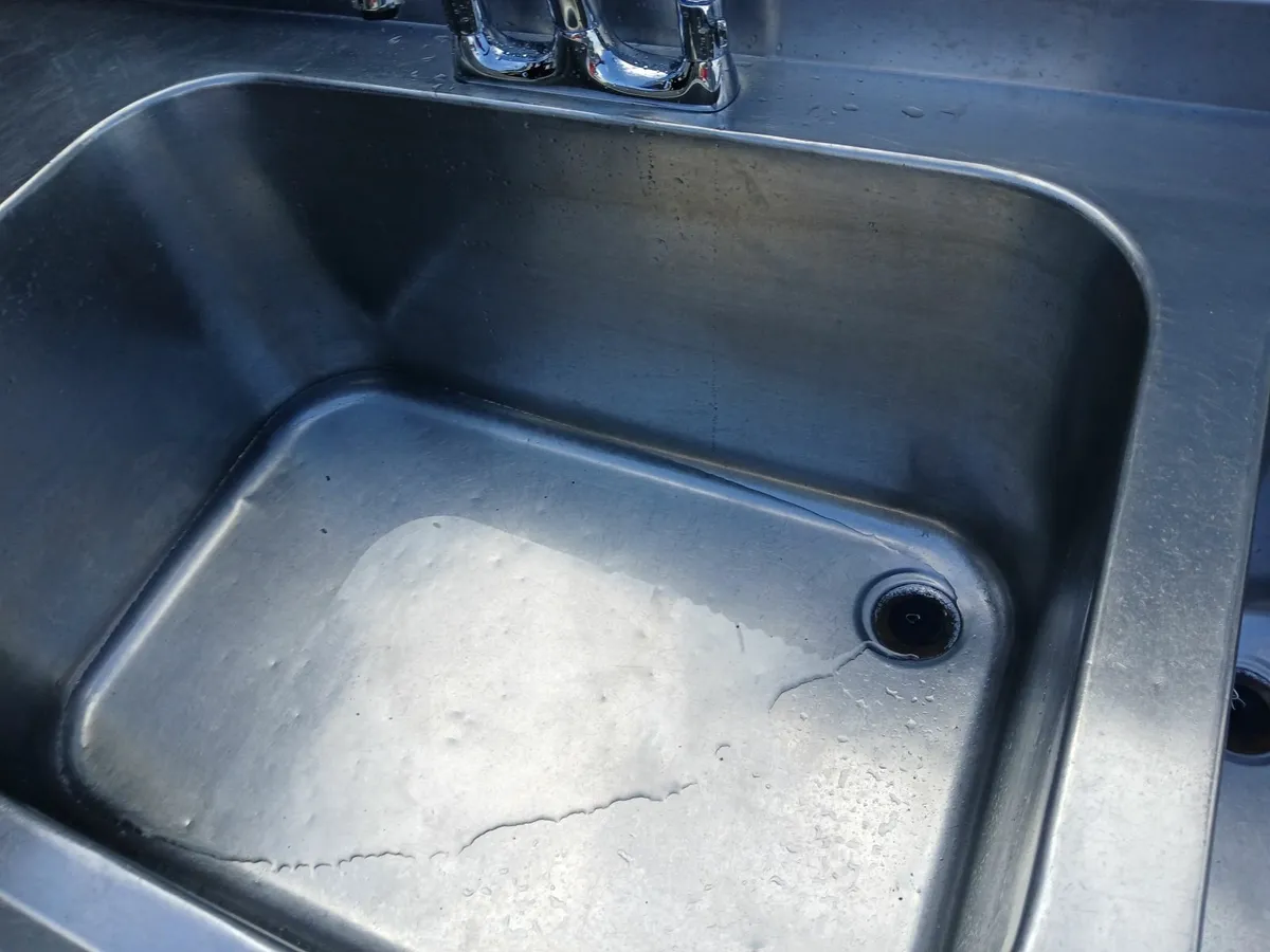 Stainless steel/cabbinet sink unit complete - Image 1