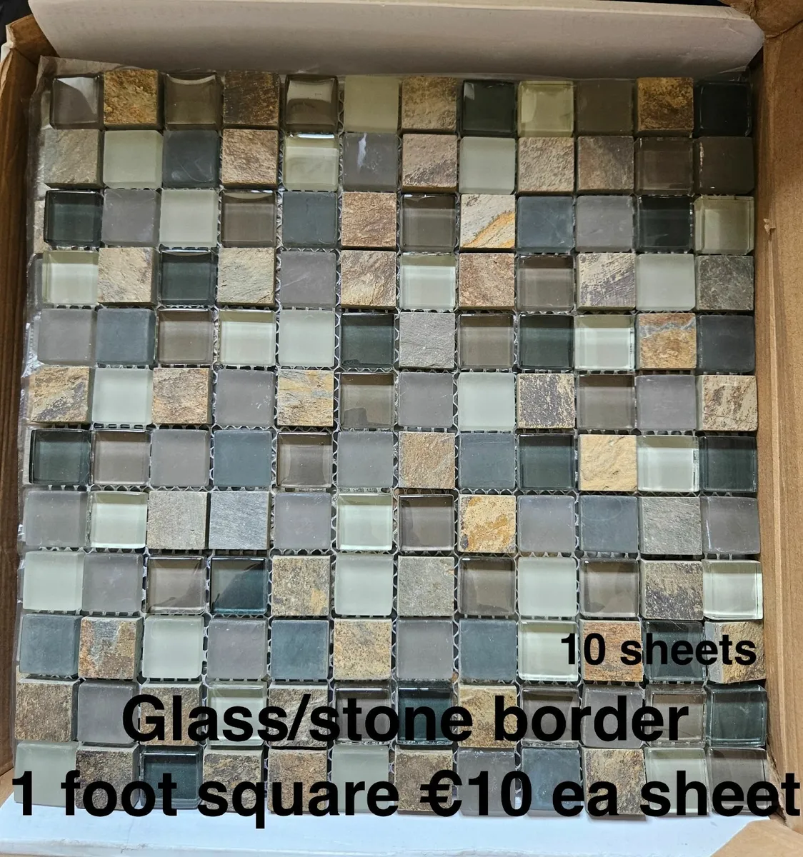 Decorative Border and Small Shower Floor Tiles - Image 2