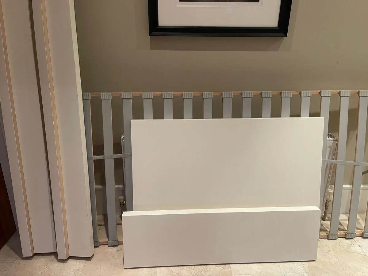 As New - Stunning Solid White Single Bed - Deliver