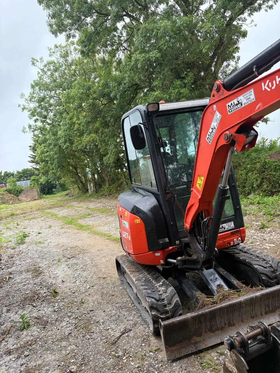 Mini digger hire/ cheery piker - Image 4