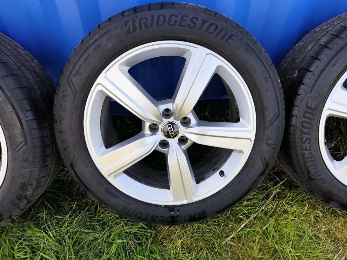 20" Audi alloy wheels. 5x112 bolt pattern. - Image 2