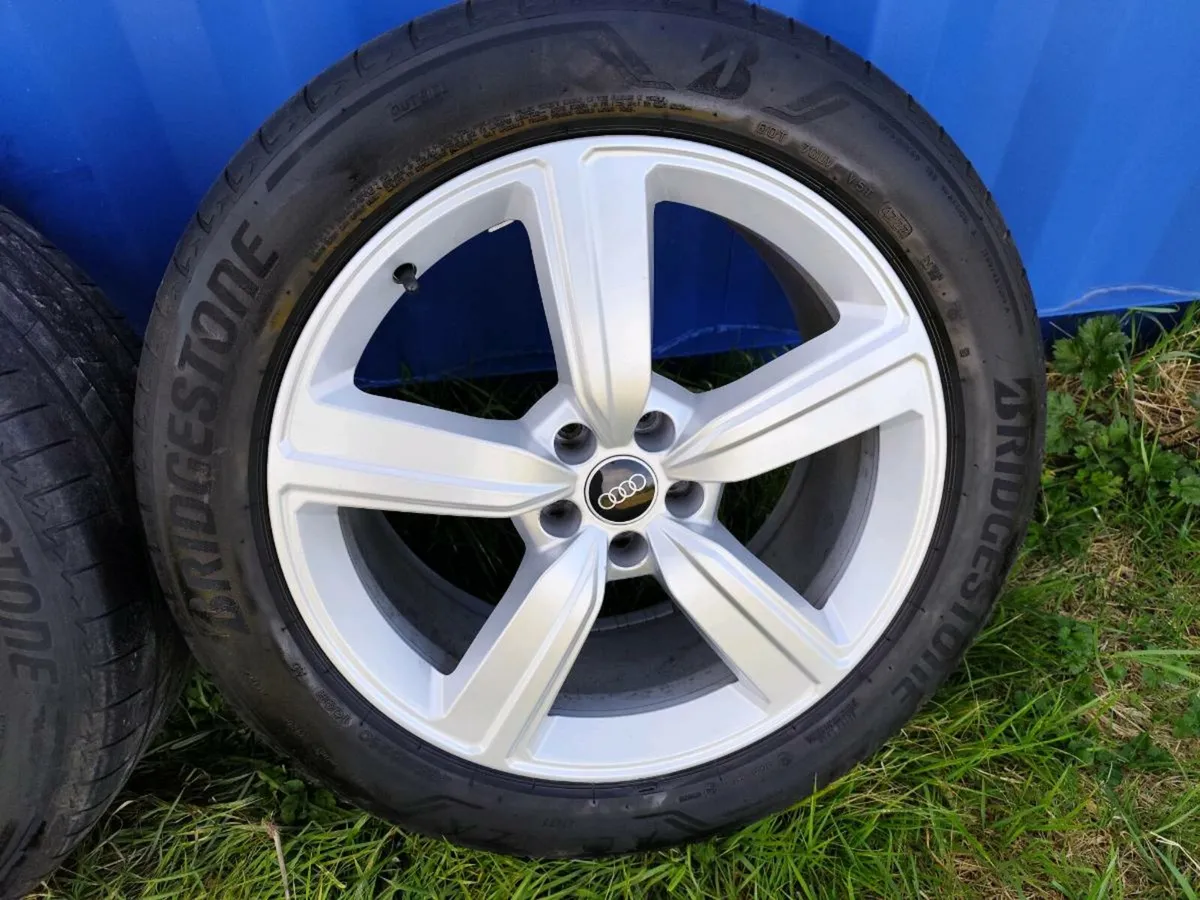 20" Audi alloy wheels. 5x112 bolt pattern. - Image 4