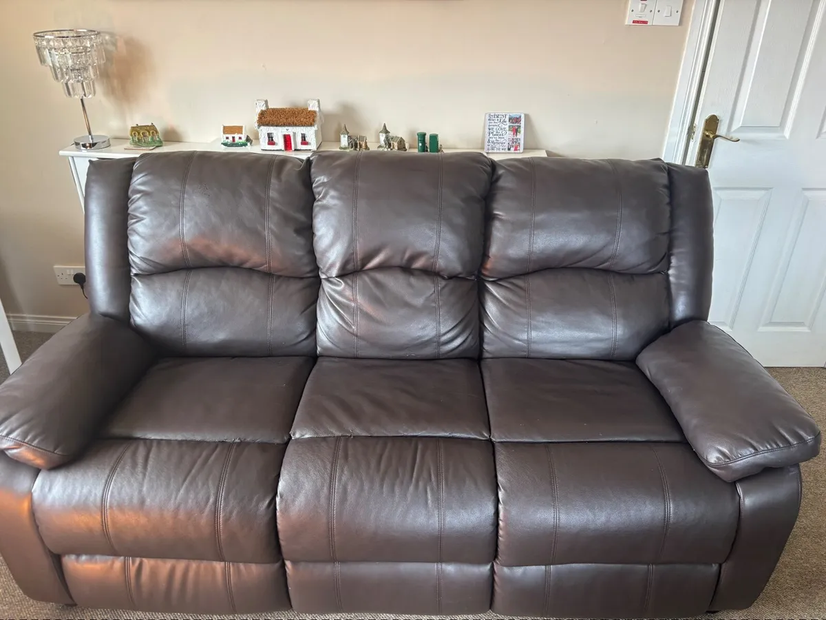 Leather Sofa - Image 1