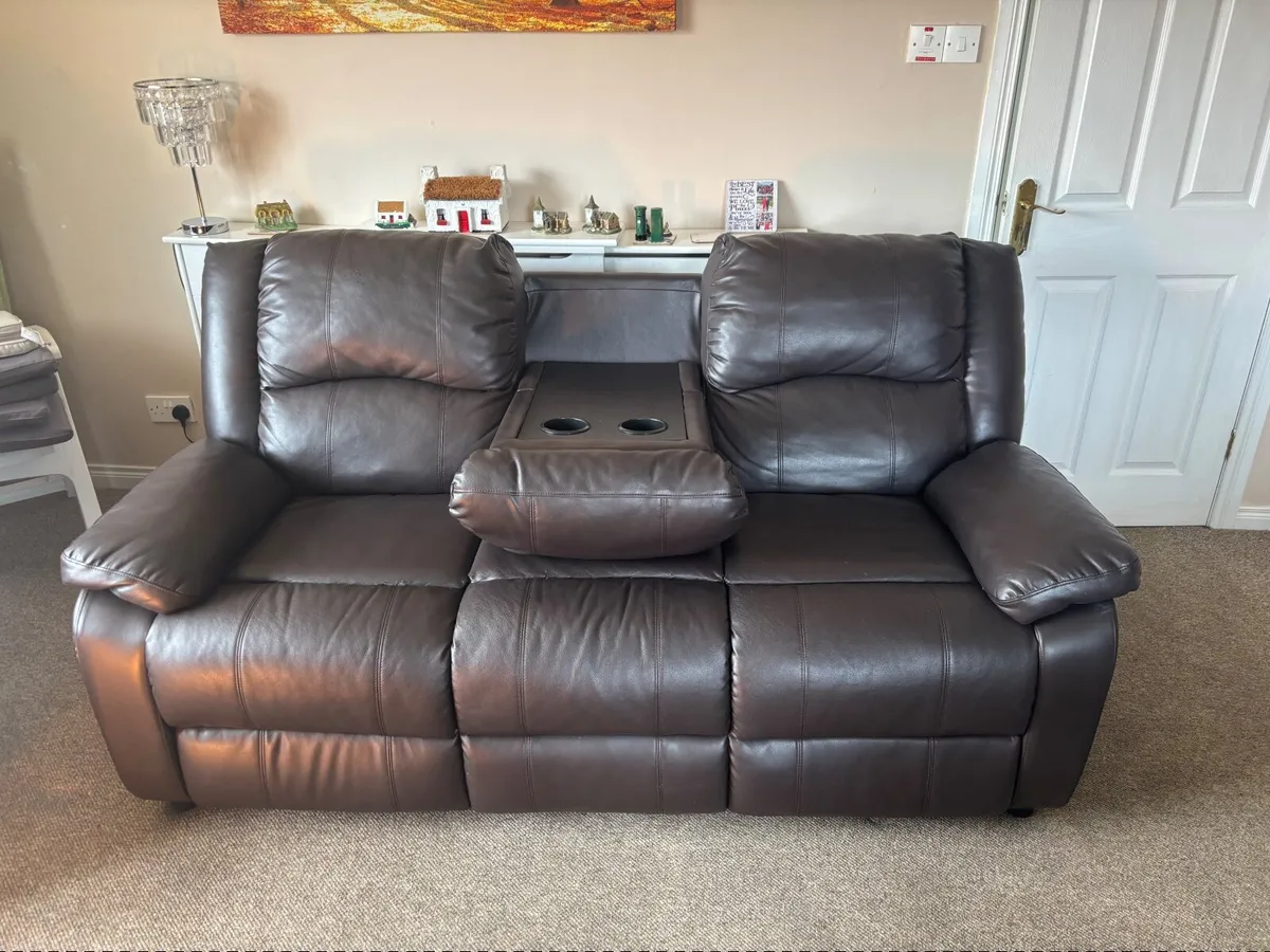 Leather Sofa - Image 2