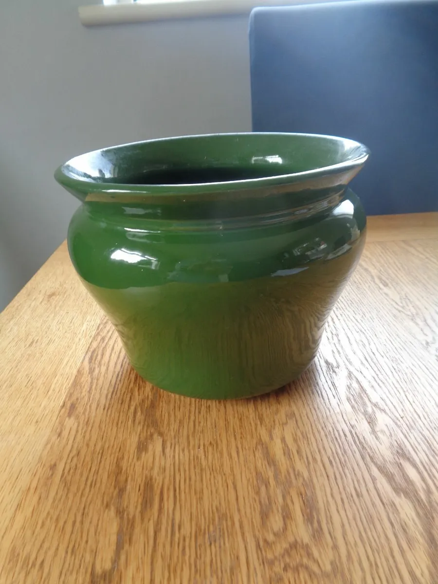 Vintage Ceramic Plant Pot for Sale - Image 1
