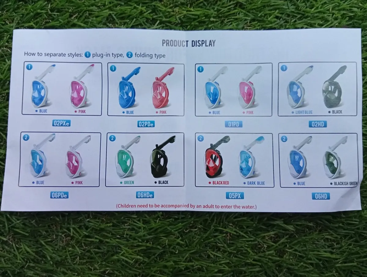 Brand New full face snorkel mask - Image 2