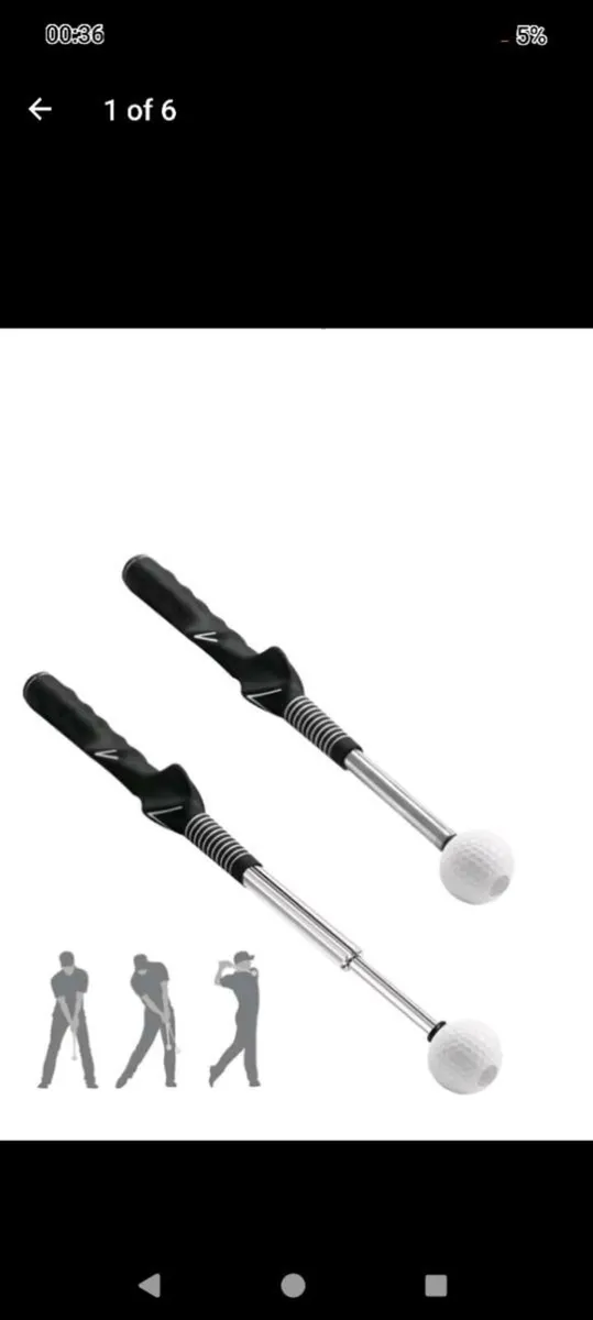 Golf swing training aid - Image 1