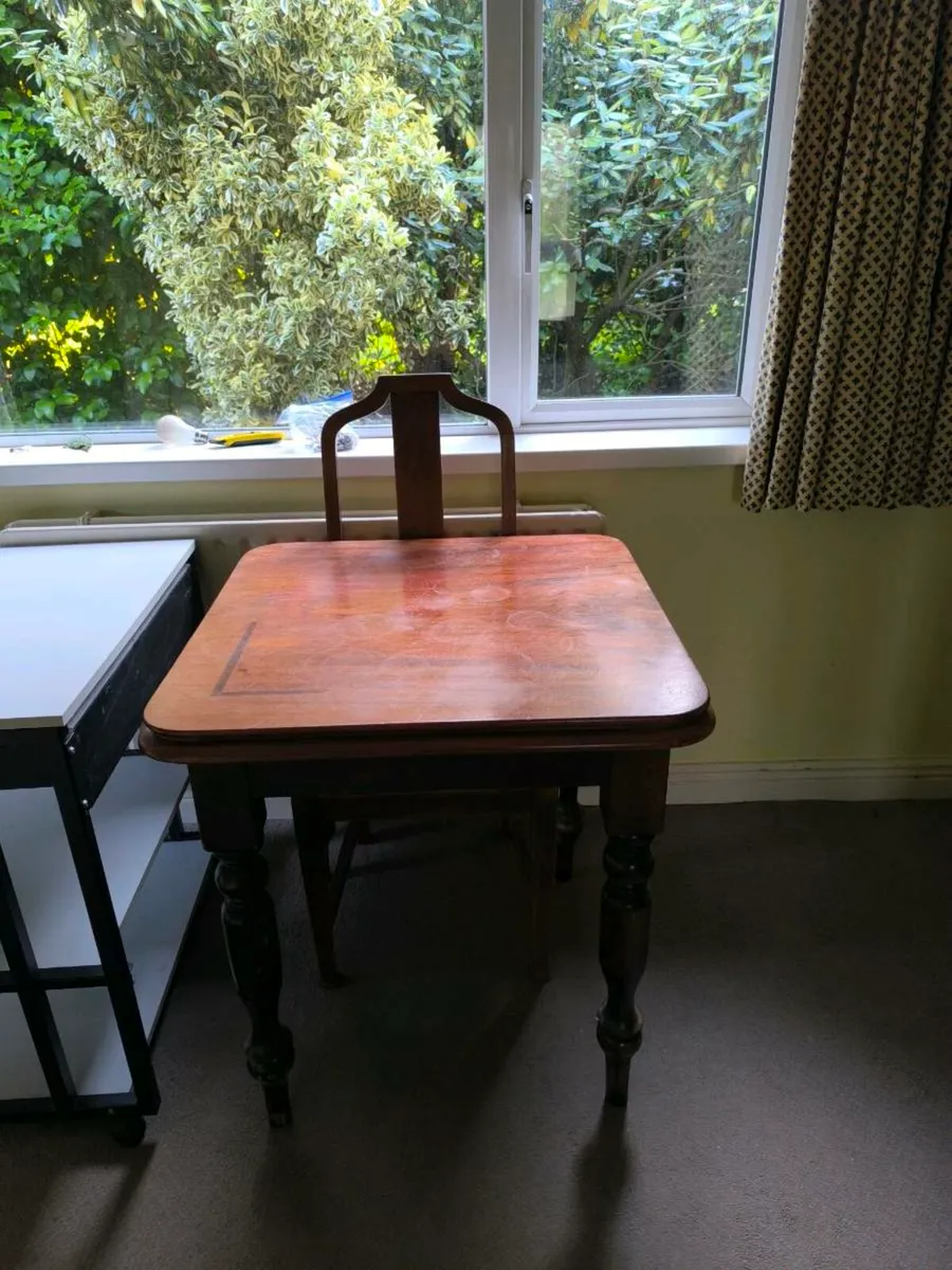 Table and chair