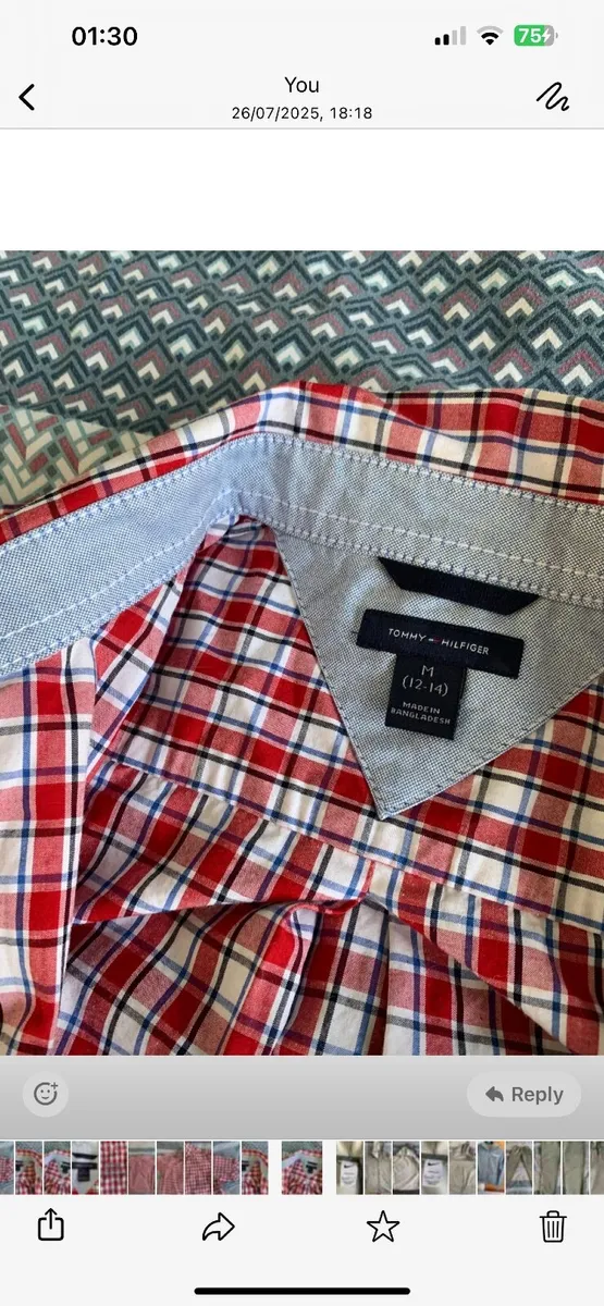 Boys Tommy Hilfiger Short sleeve  Shirt NEW - Image 4