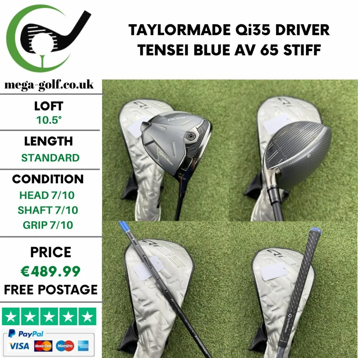 TAYLORMADE Qi35 DRIVER / 10.5° / STIFF - Image 1
