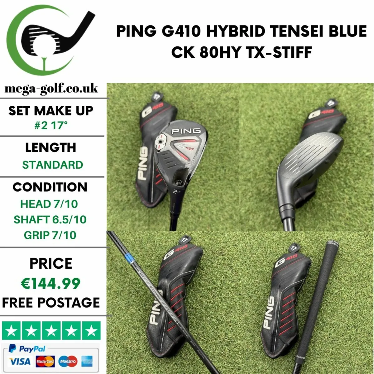 PING G410 HYBRID / #2 17° / TX-STIFF - Image 1