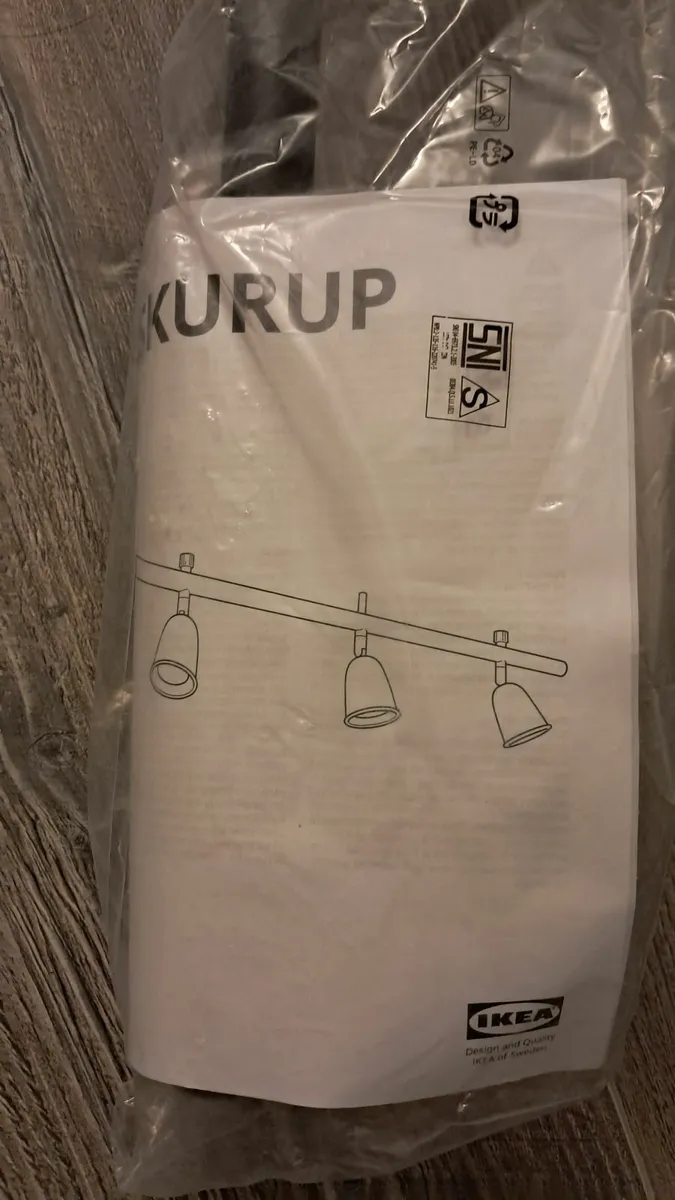 Ikea 3 Spot Track Ceiling Light - Image 4