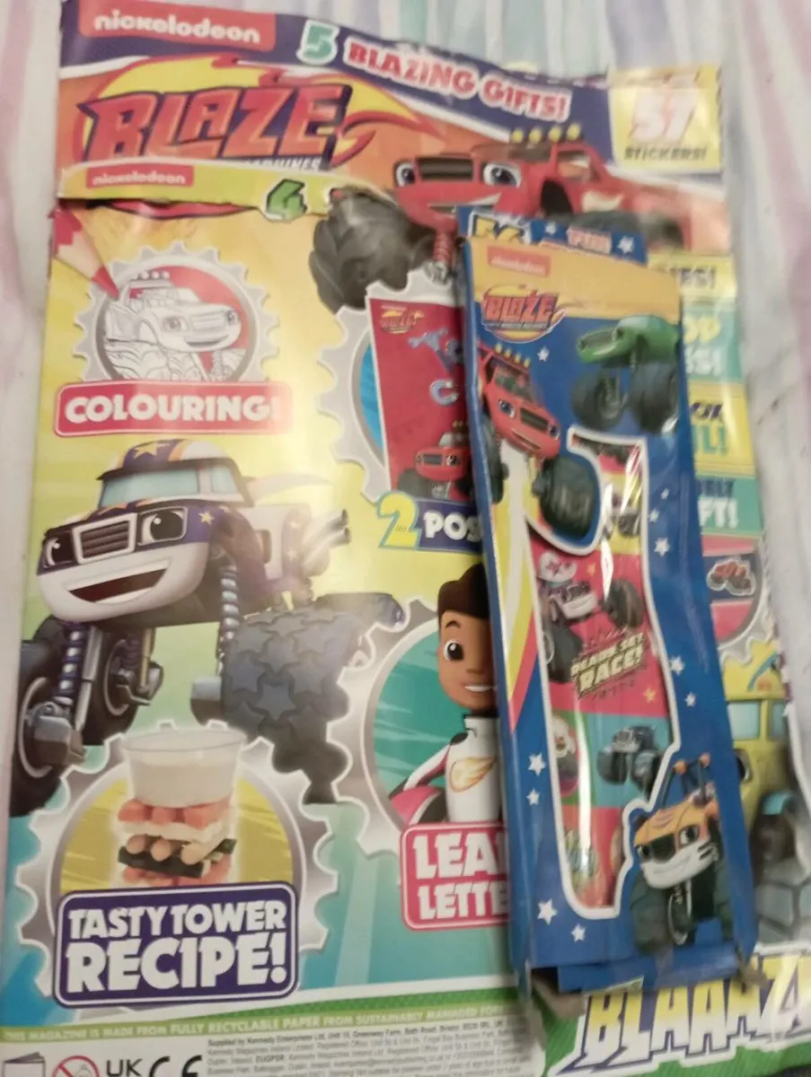 BLAZE THE MONSTER MACHINE MAGAZINE #84 2023. - Image 3