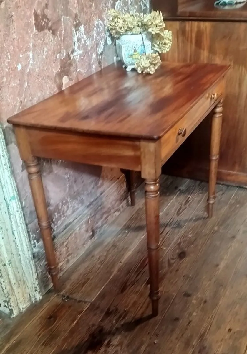 Victorian mahogany Writing Table - Image 2