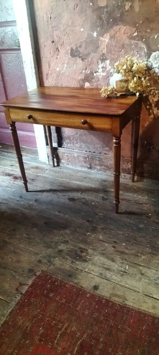 Victorian mahogany Writing Table - Image 4