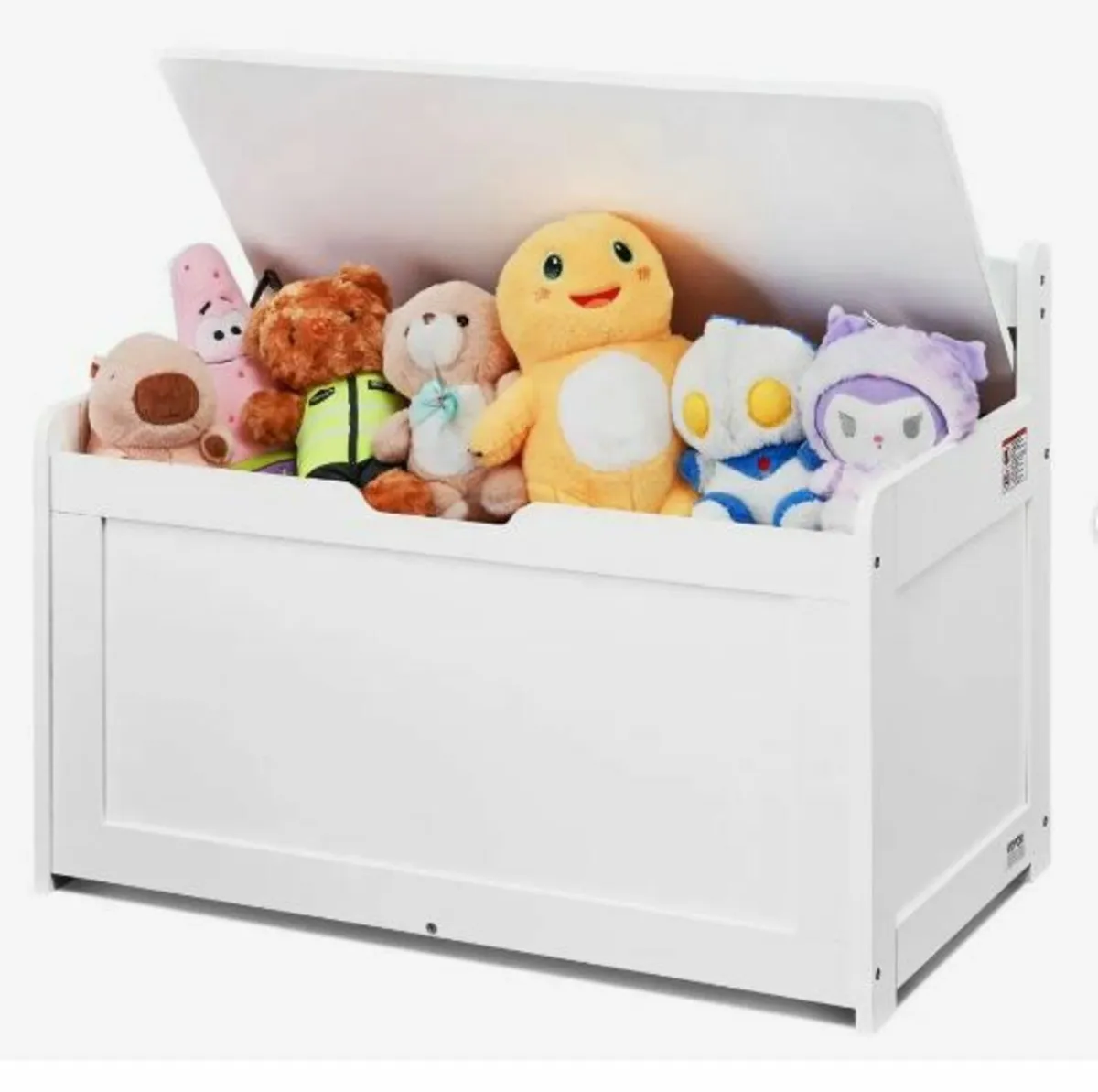 Kids Toy Storage Bench Wooden Toy - Image 1