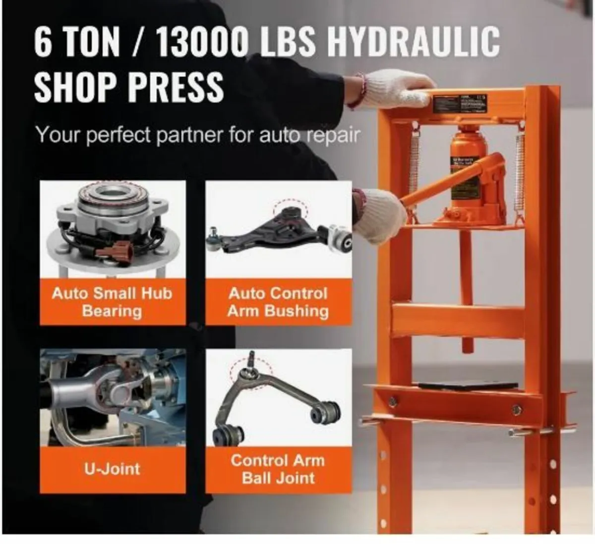 Hydraulic Shop Press 6 Ton - Image 3