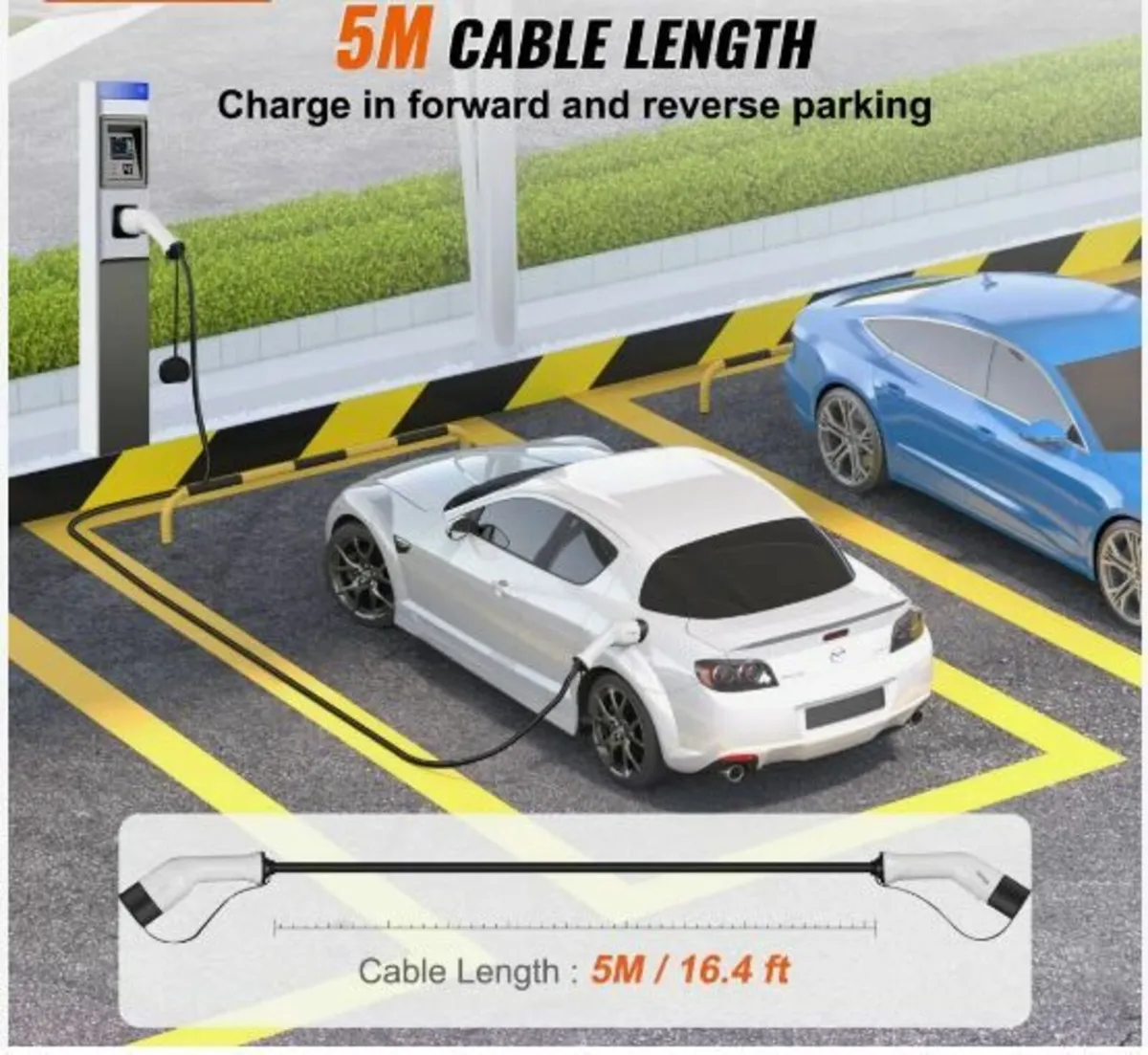 Type 2 to Type 2 EV Charging Cable Electric - Image 2