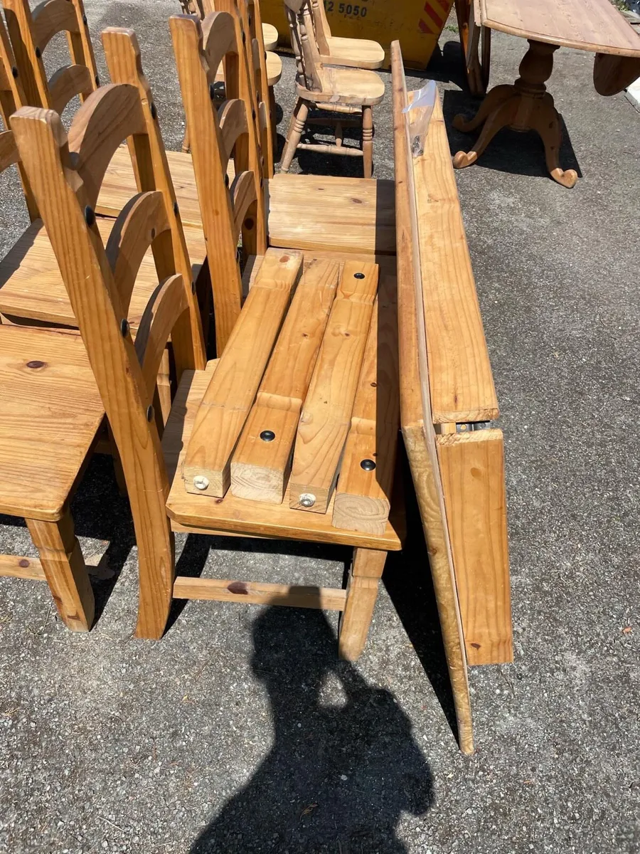 Kitchen table + 6 chairs set - Image 4