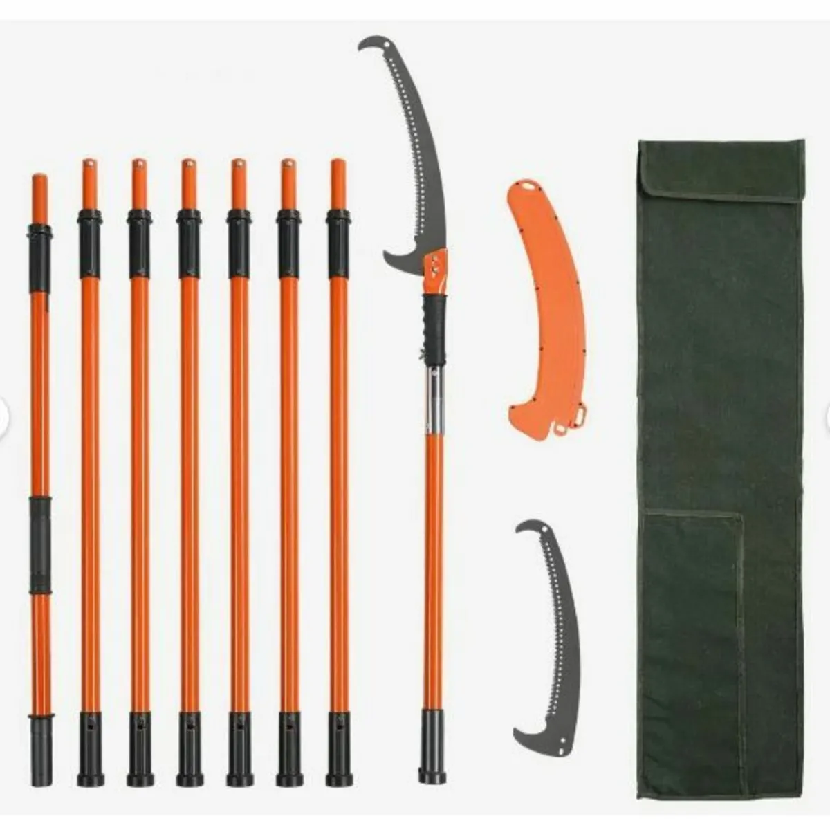 Manual Pole Saw, 7.3-27 ft Extendable - Image 1