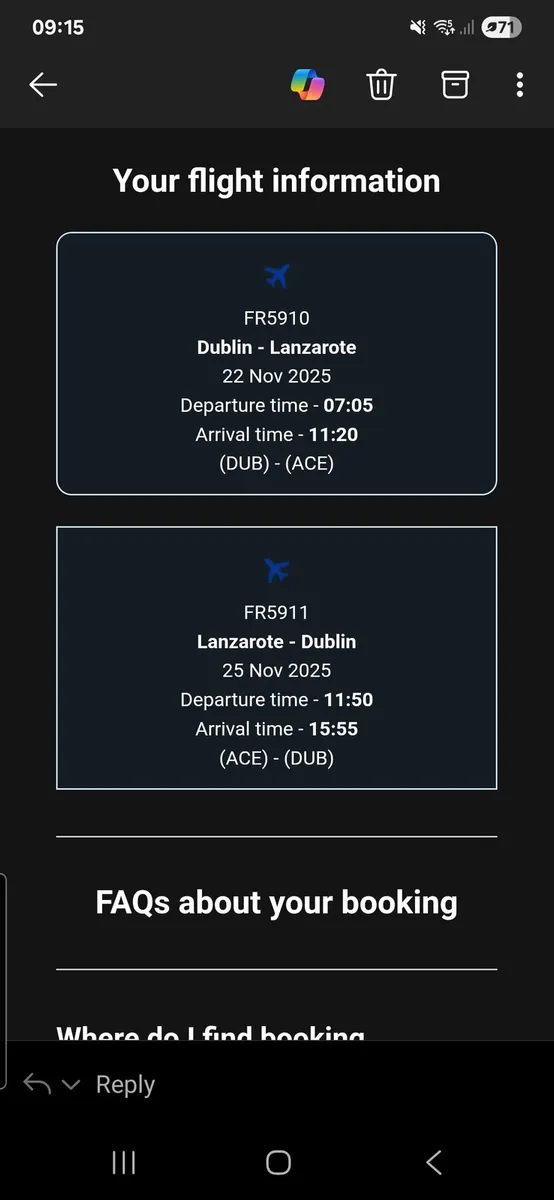Lanzarote Return 2 people