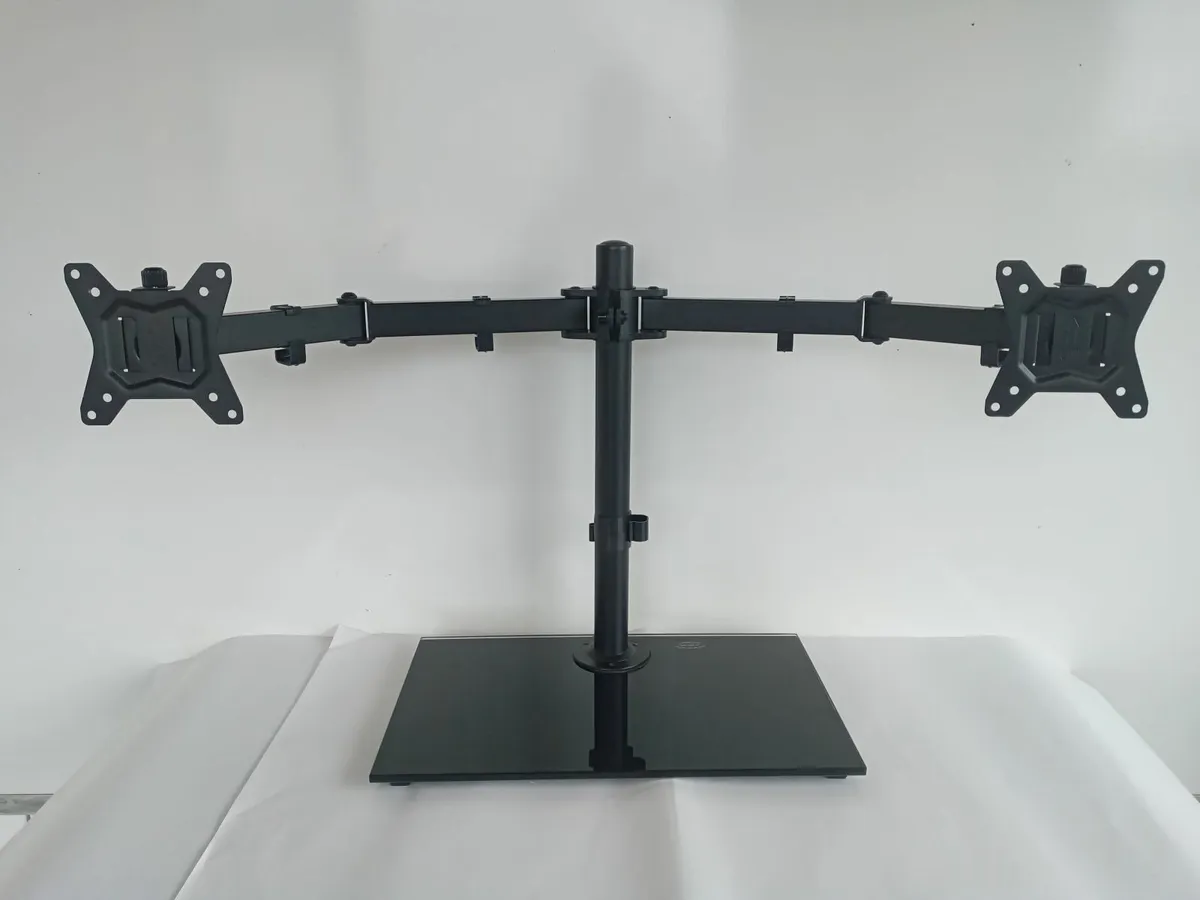 Delivery - Lot of 6 Double Monitor Mounts - Image 1