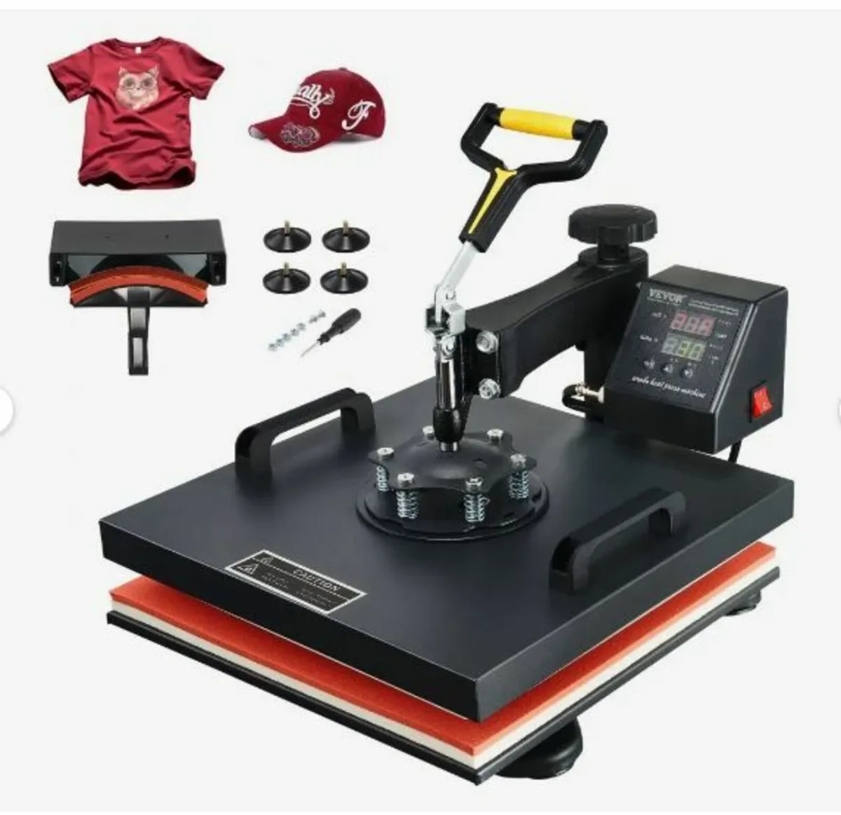 Heat Press Machine, 15x15inch / 38x38cm - Image 1