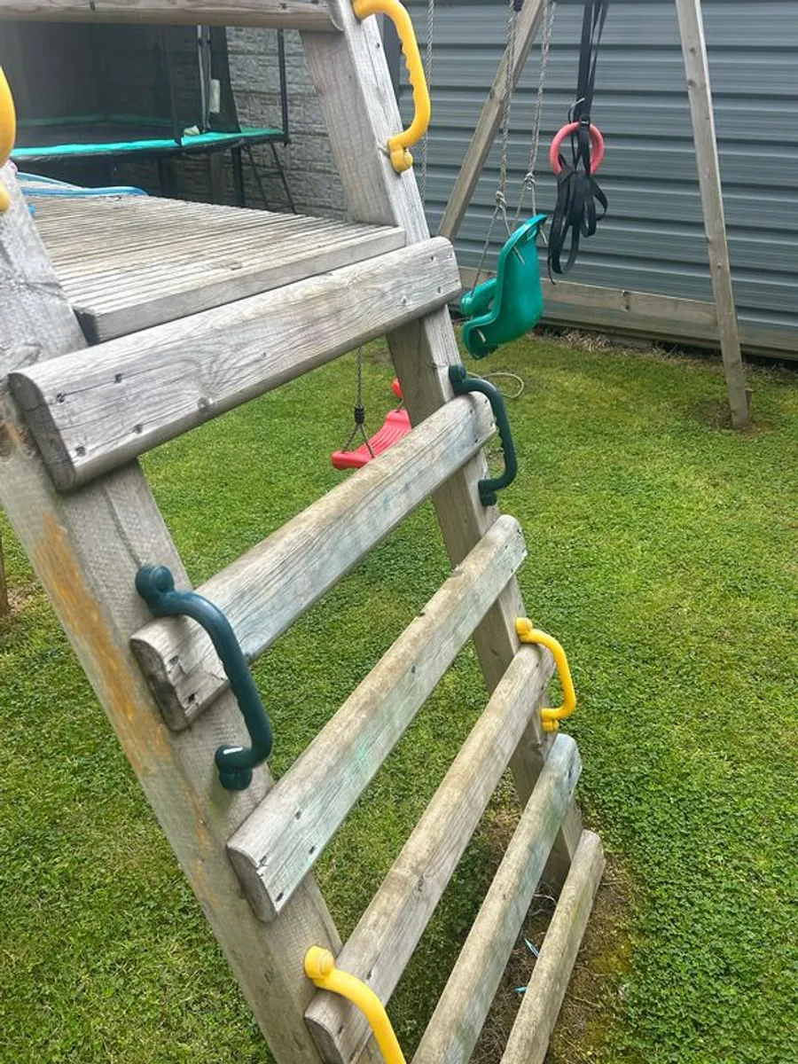 Solid Wood Swing and Slide set - Image 3