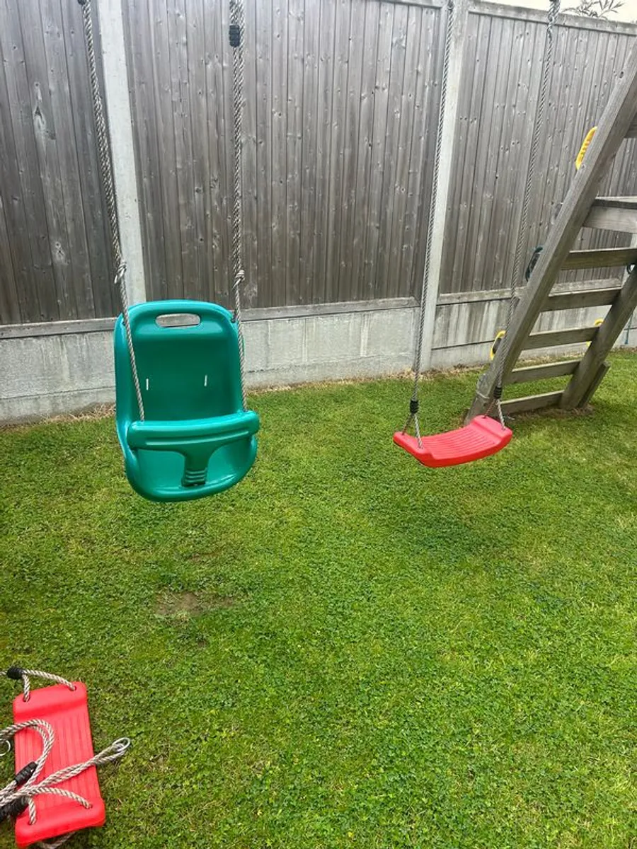 Solid Wood Swing and Slide set - Image 4