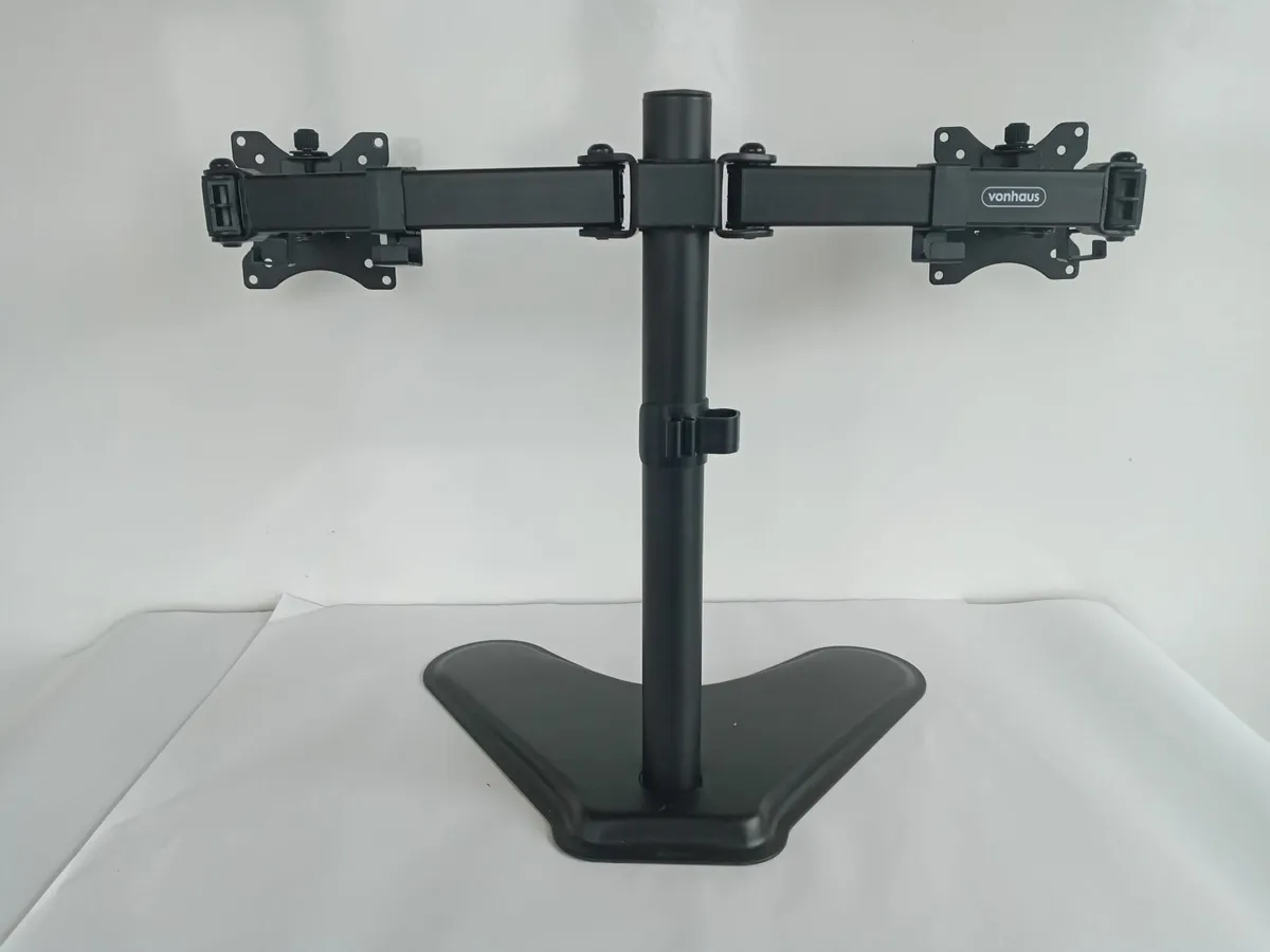 Lot of 3 Double Monitor Stands / Mounts - Image 3
